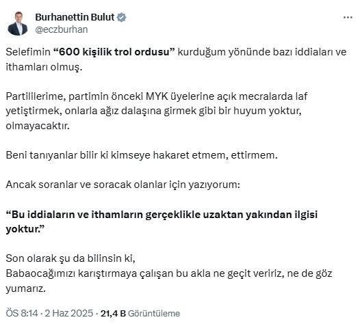 CHP'li Eren Erdem: Kılıçdaroğlu'na küfretmek için 600 kişilik trol ekibi kuruldu