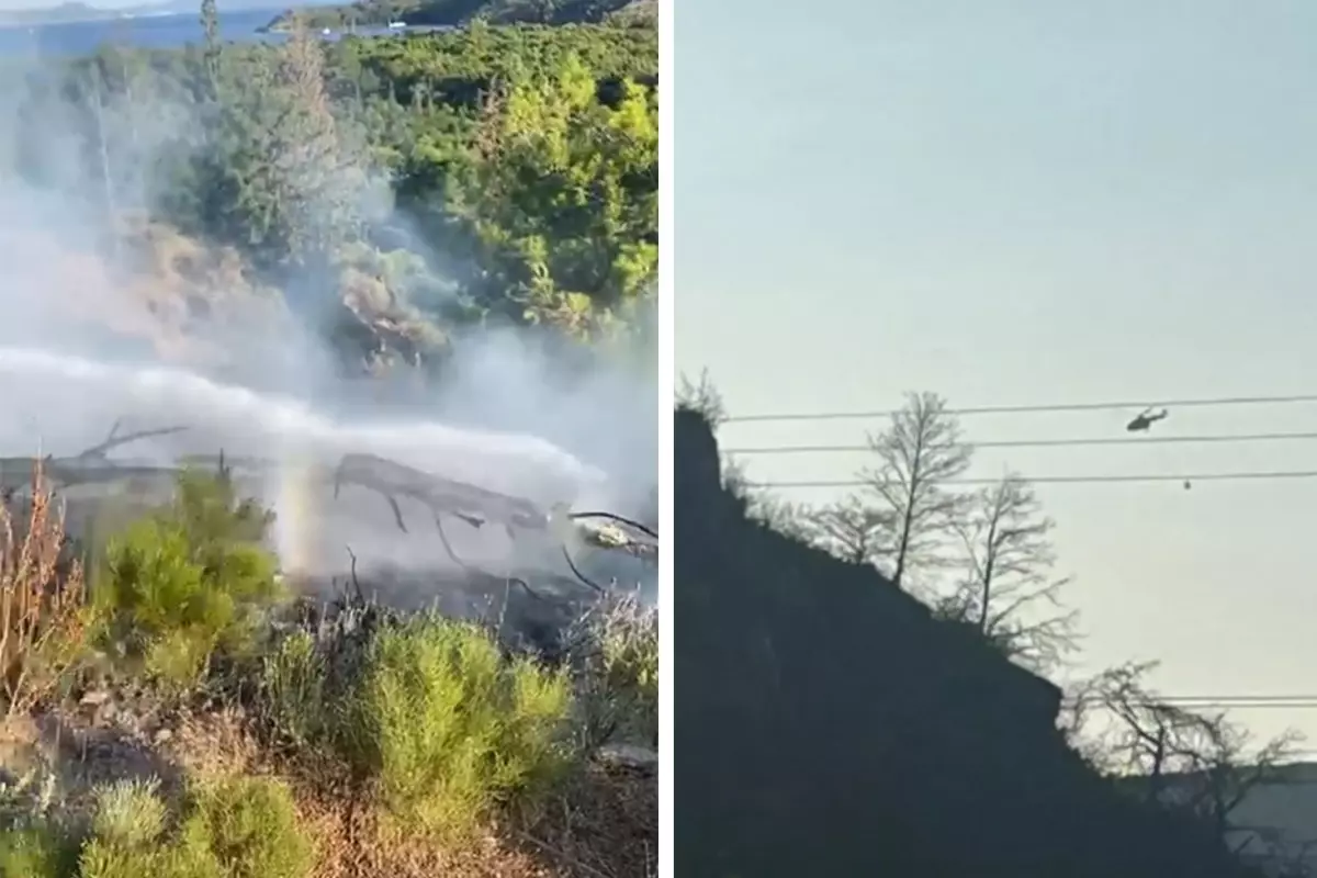 Muğla\'da iki orman yangını birden çıktı