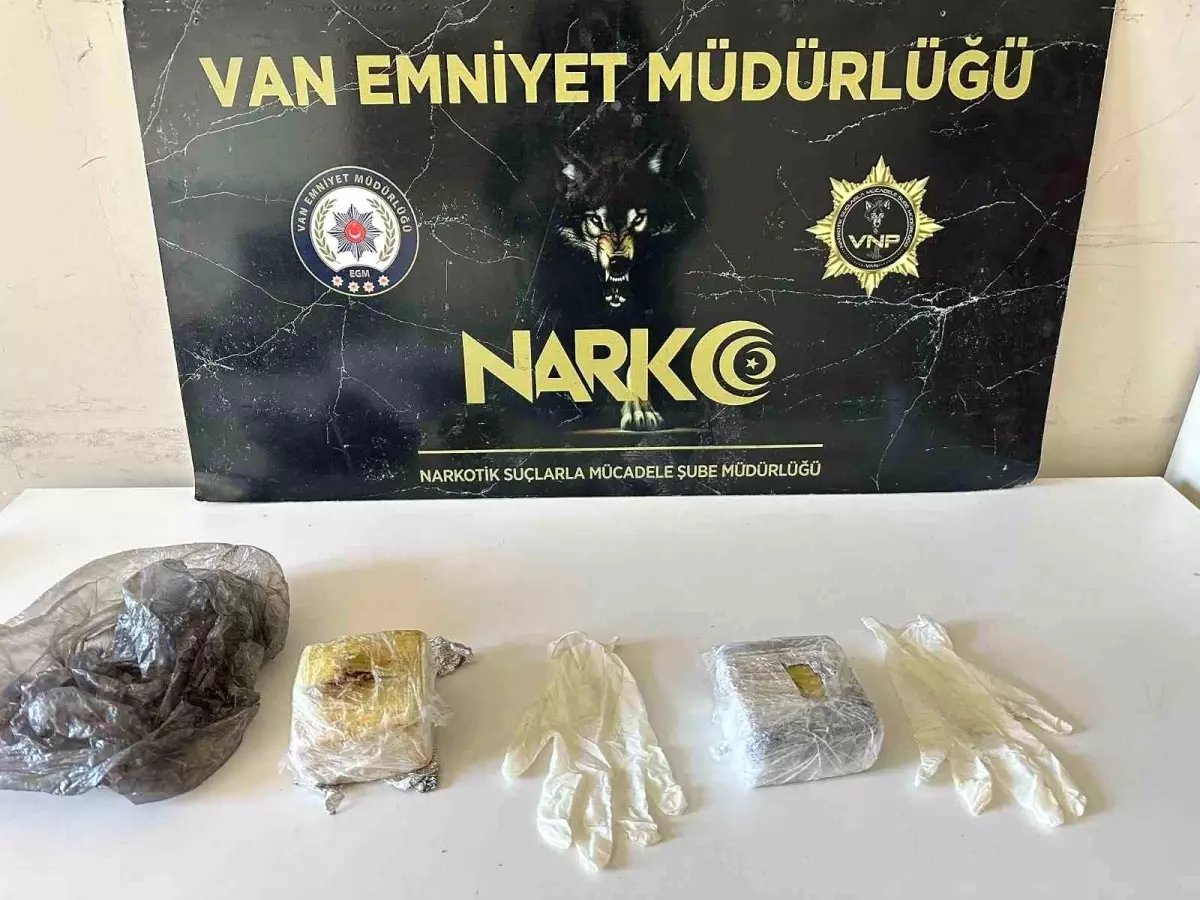 Van\'da 2,5 Kilo Uyuşturucu Ele Geçirildi