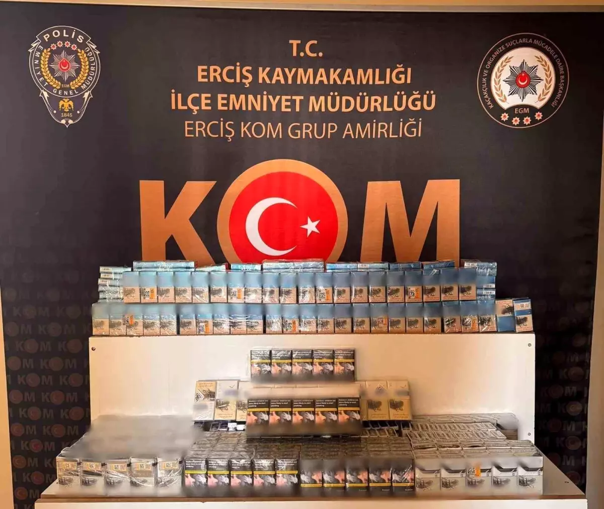 Van\'da Kaçak Malzeme Ele Geçirildi