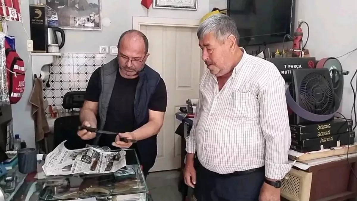 Edirne\'de Bıçak Bileme Yoğunluğu Başladı