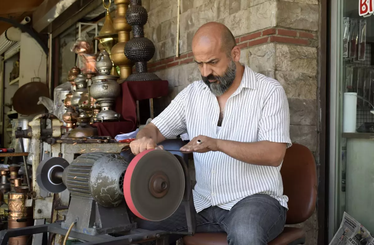 Kurban Bayramı\'na Özel Bıçak Bileme Yoğunluğu
