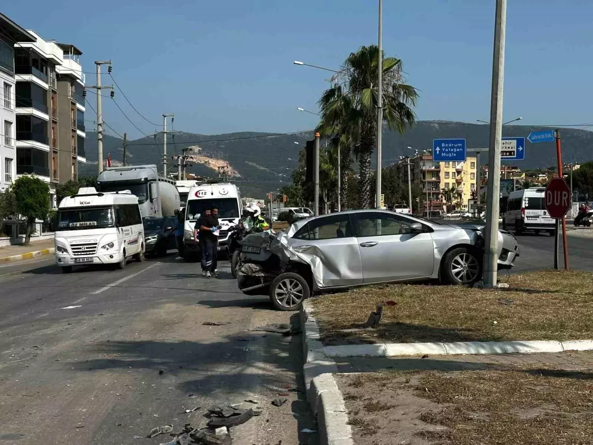Milas\'ta Trafik Kazası: Bir Yaralı