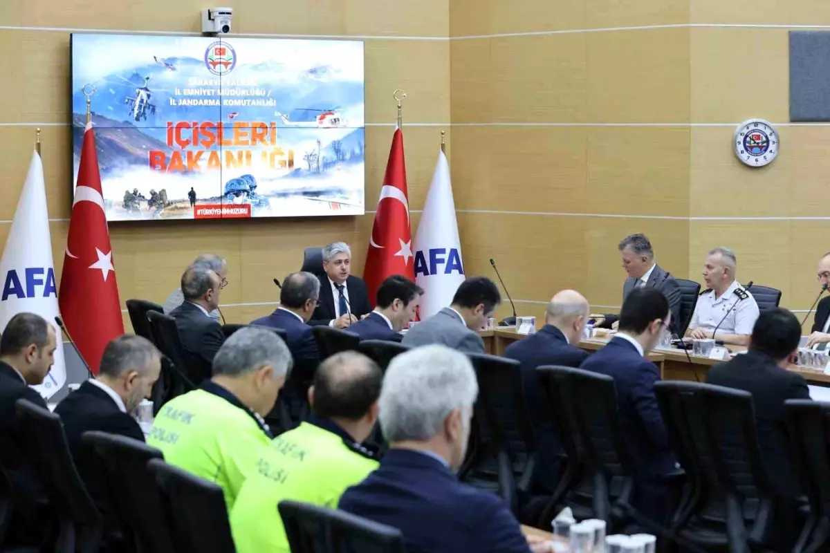 Sakarya\'da Asayiş Toplantısı Düzenlendi