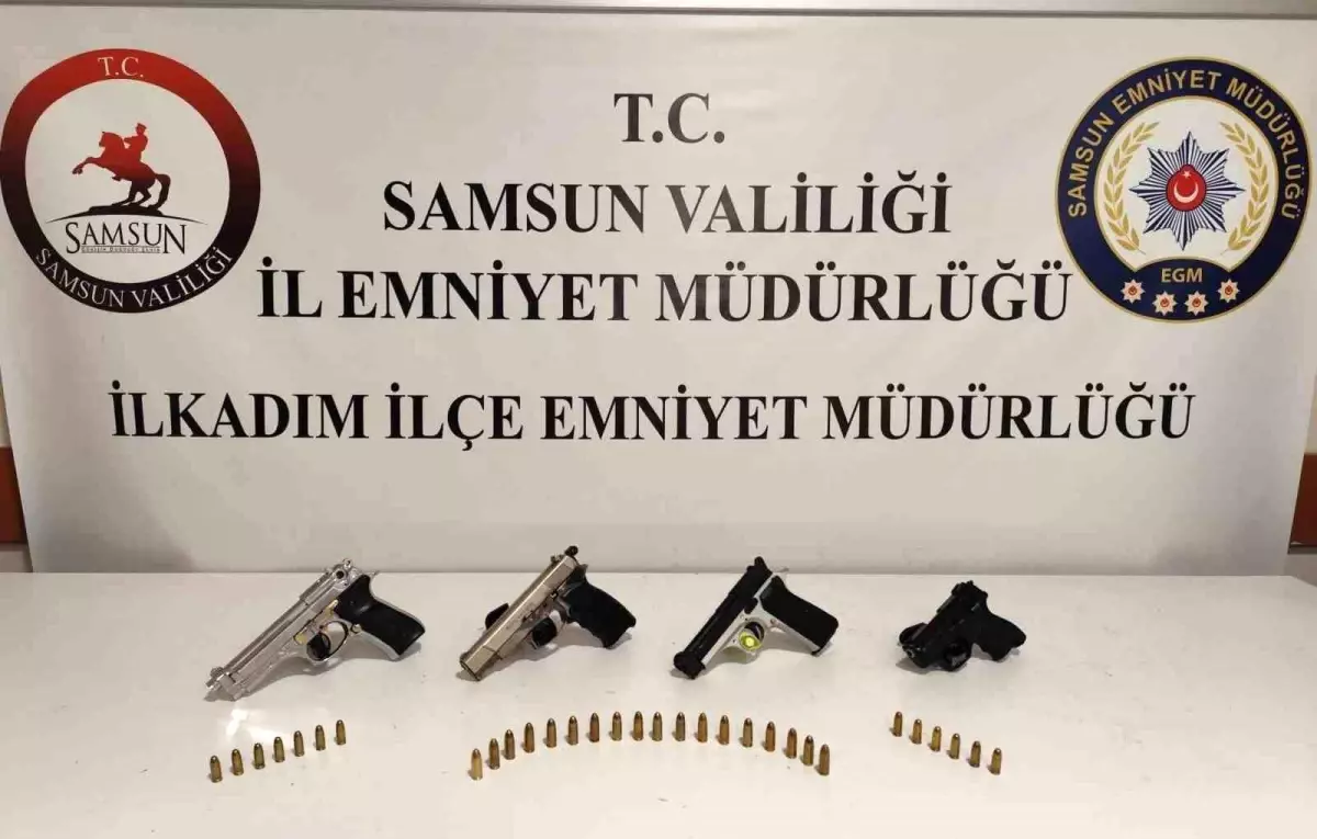 Samsun\'da Ruhsatsız Silah Operasyonu