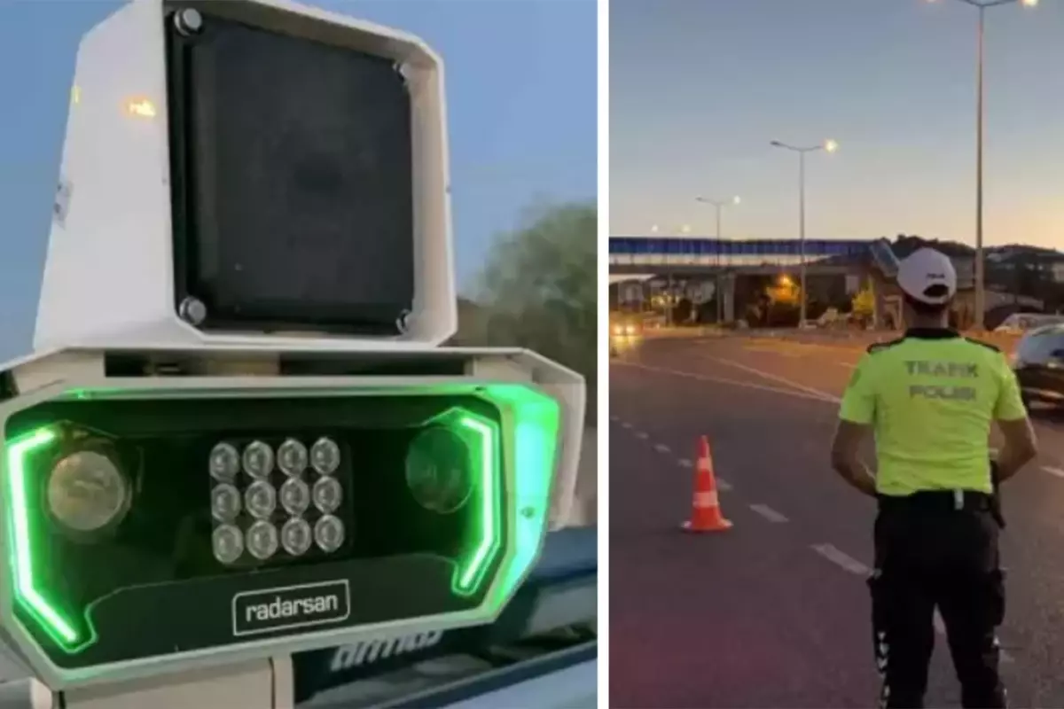 Yapay zeka destekli radar 4 günde 526 bin lira ceza kesti