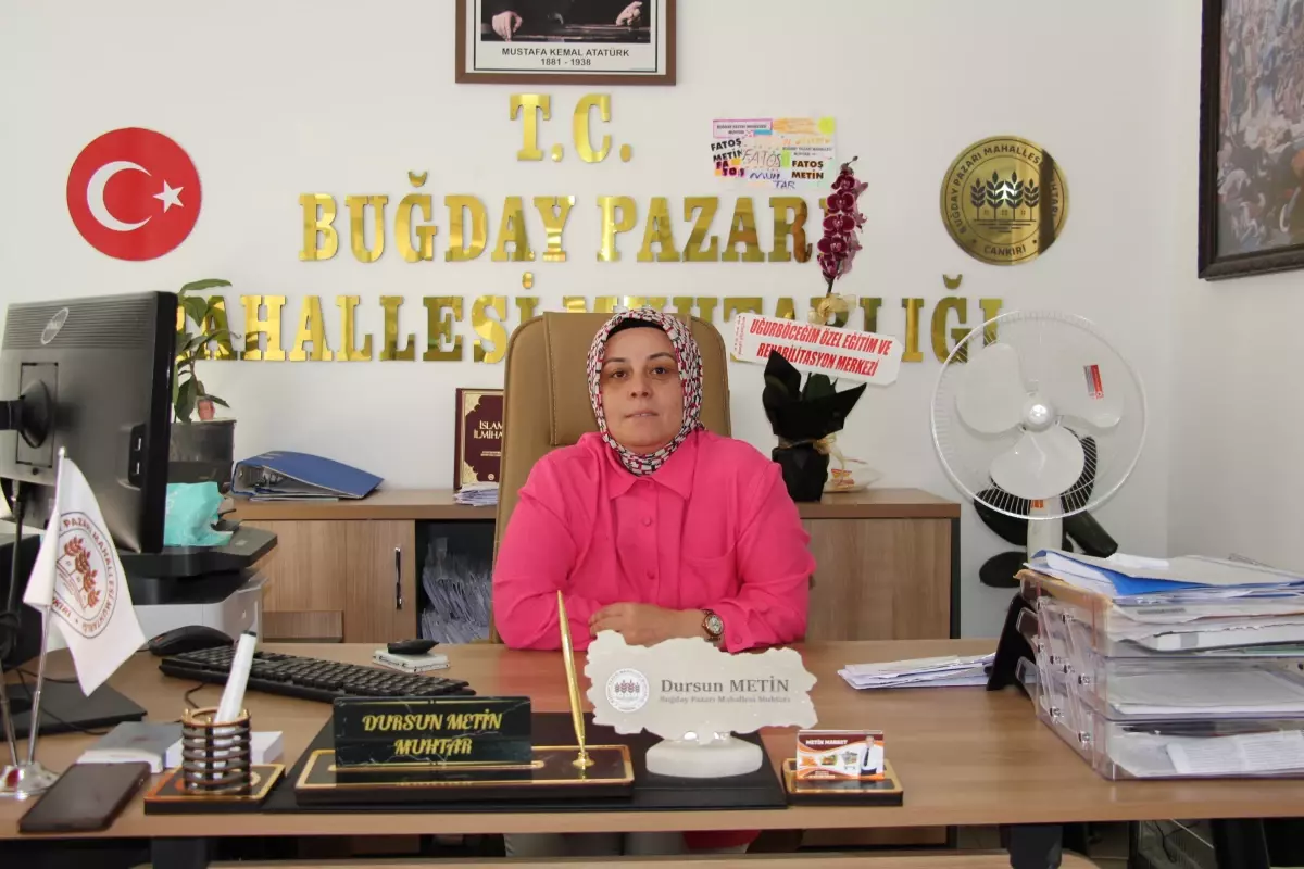 Fatoş Metin, Eşinin Yerine Muhtar Seçildi