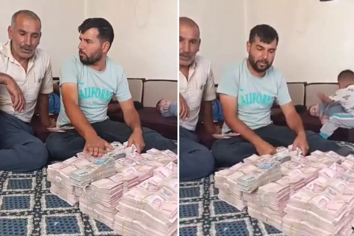 350 tane kurbanlık satan çiftçi, önüne deste deste para koyup isyan etti