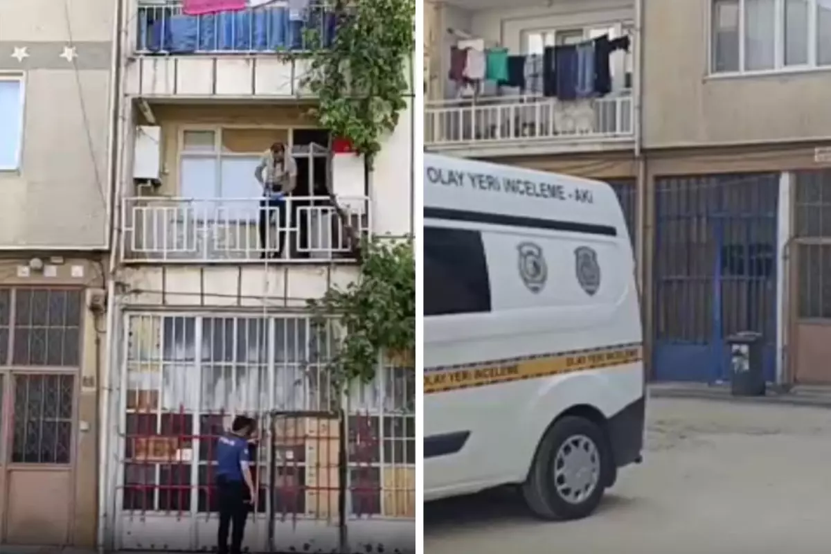 Bursa\'da 2 yaşındaki çocuk balkondan beton zemine düştü!