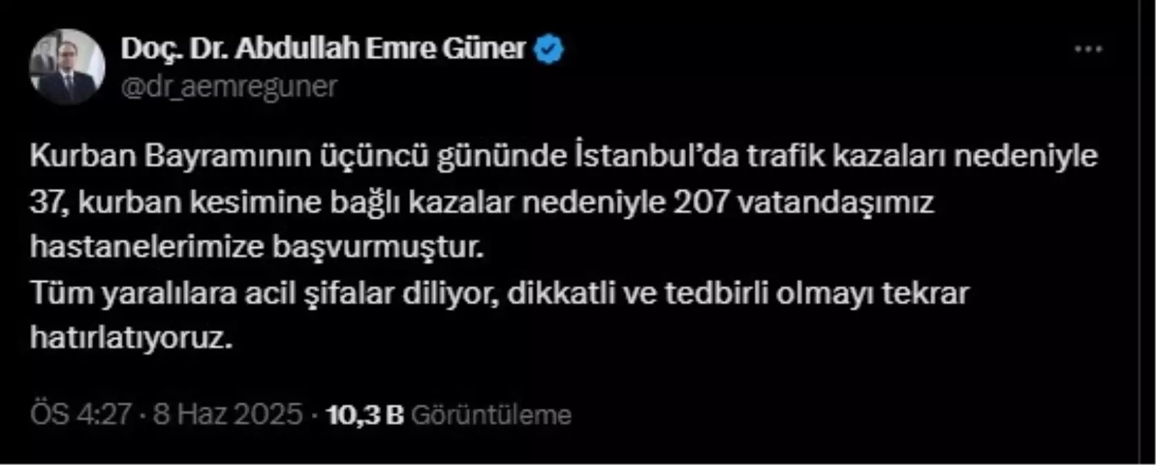 Kurban Bayramı\'nda 207 Yaralı