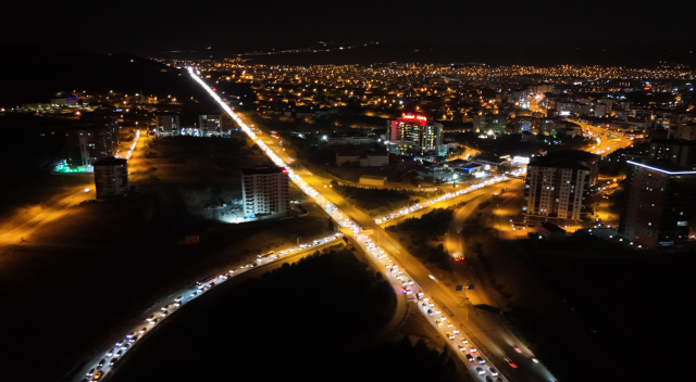 Kurban Bayramı Dönüş Yolculuklarında Kırıkkale'de Trafik Yoğunluğu