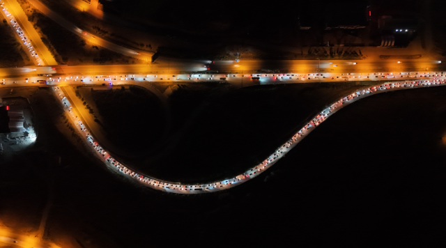Kurban Bayramı Dönüş Yolculuklarında Kırıkkale'de Trafik Yoğunluğu