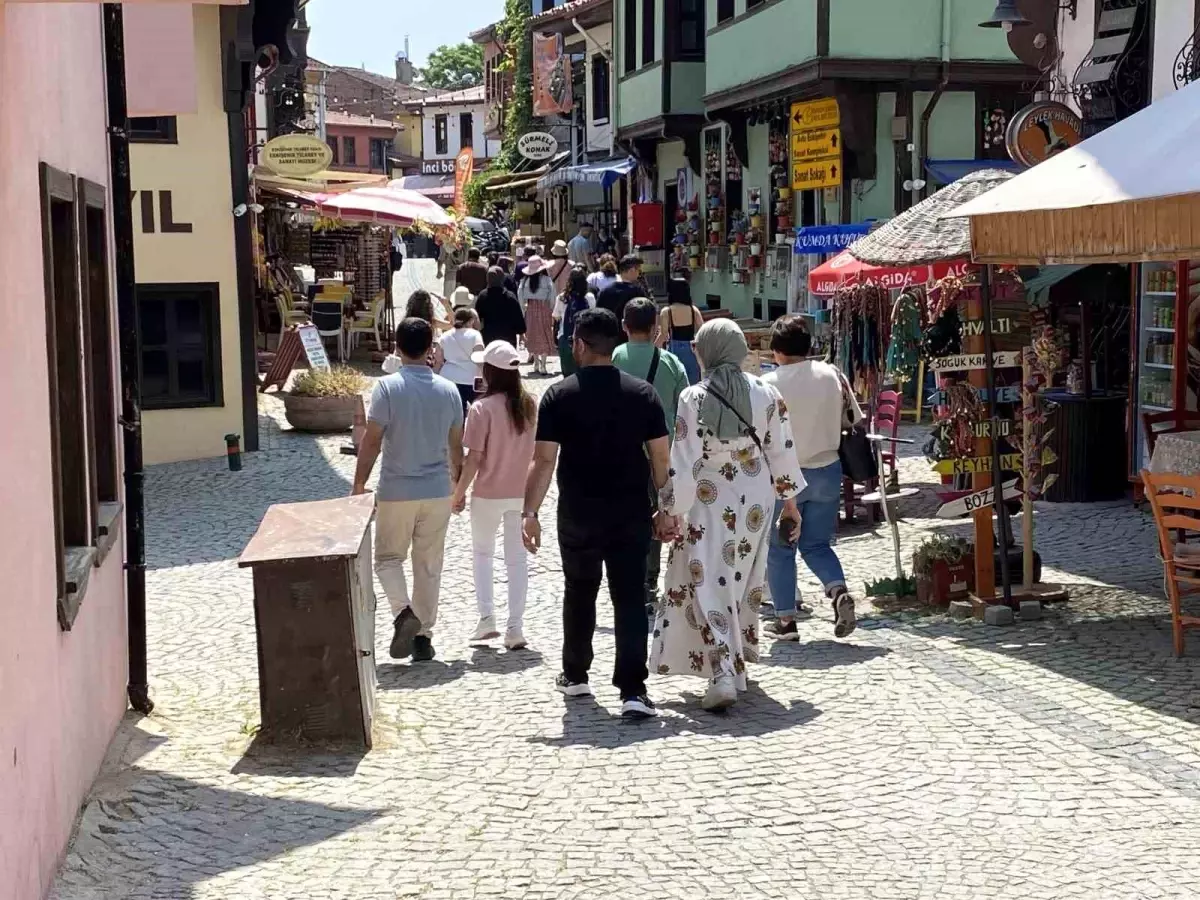 Bayramda Odunpazarı\'na Turist Akını