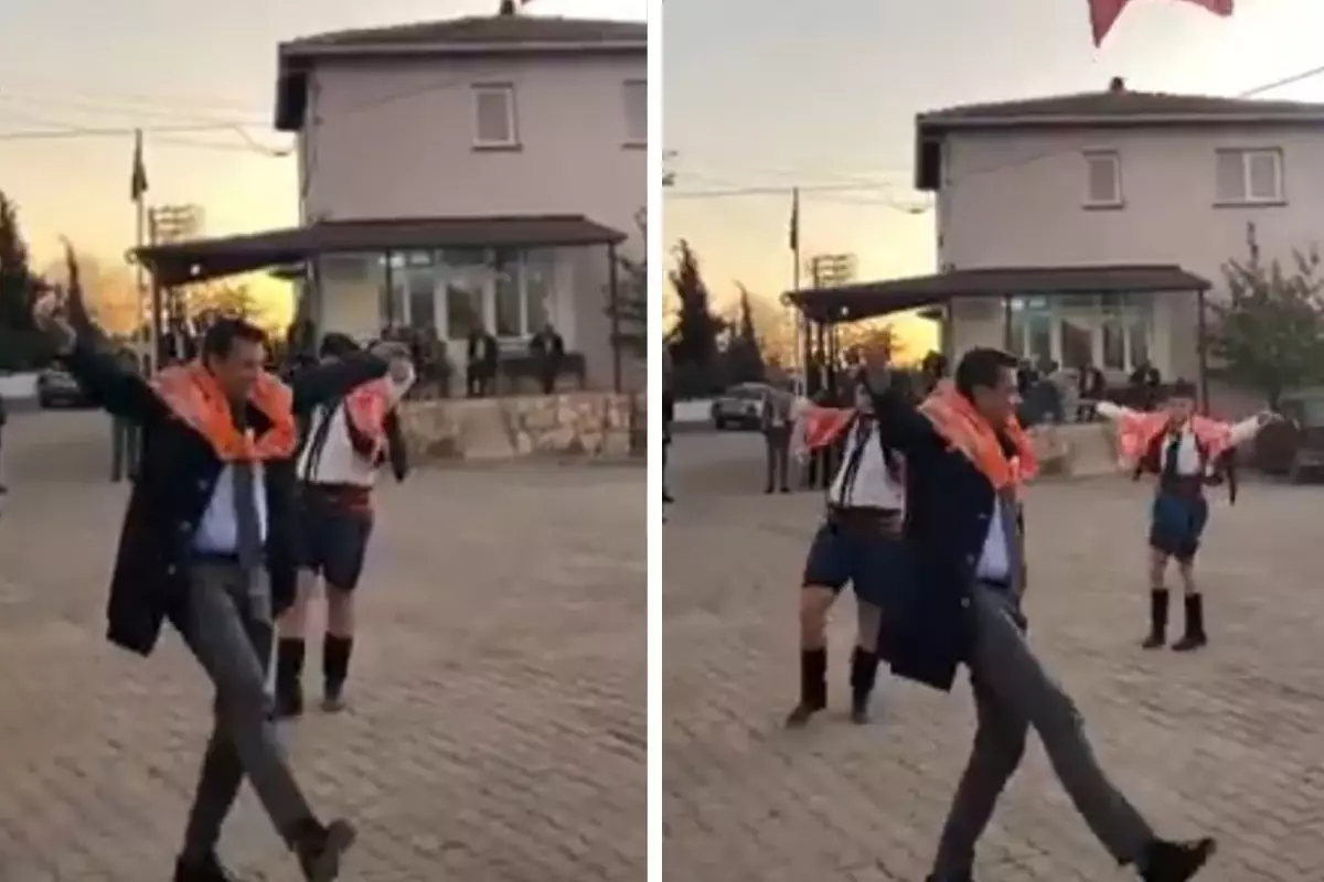 Hayatını kaybeden Ferdi Zeyrek\'in zeybek oynarken çekilen görüntüleri gündem oldu