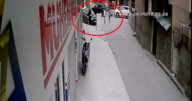 5'inci kattan park halindeki otomobilin üzerine düşen Elif, yaralandı