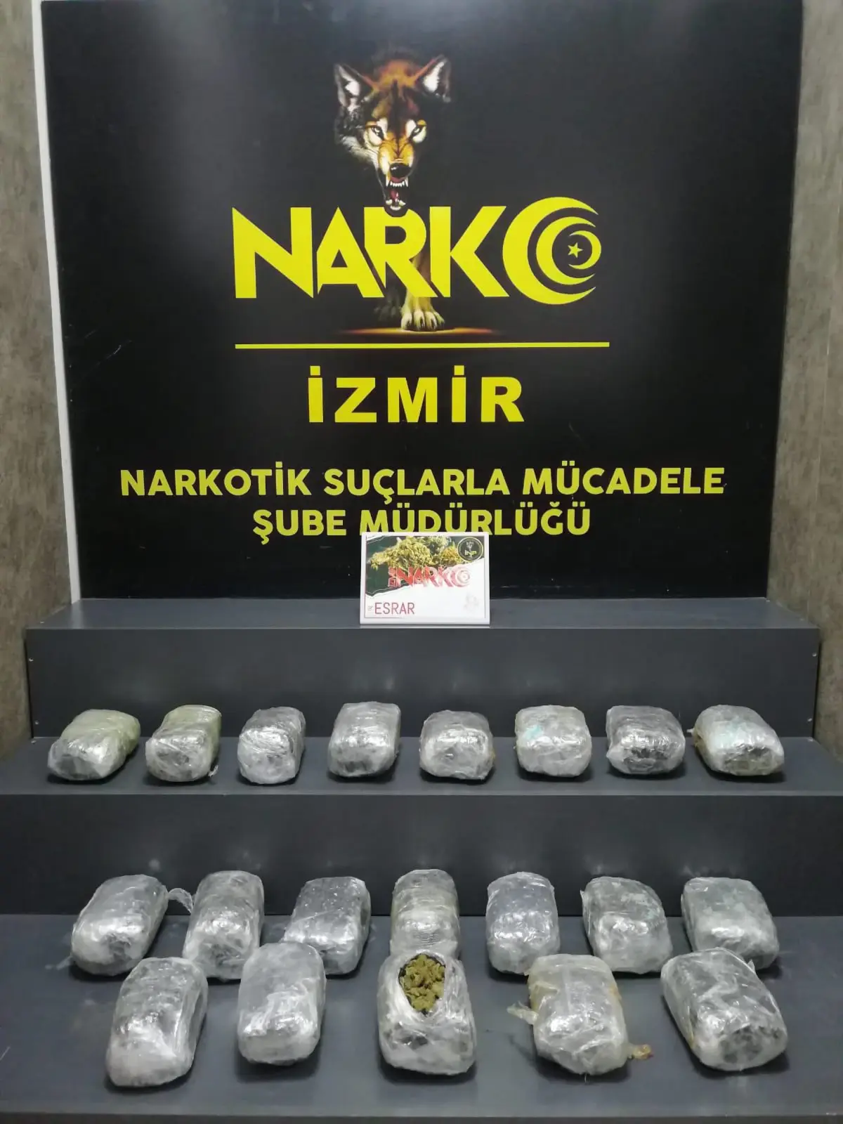 İzmir\'de 11 Kilo Esrar Ele Geçirildi