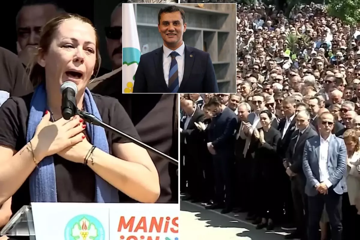 Ferdi Zeyrek\'in eşi, alanda toplanan binlerce kişiden helallik istedi