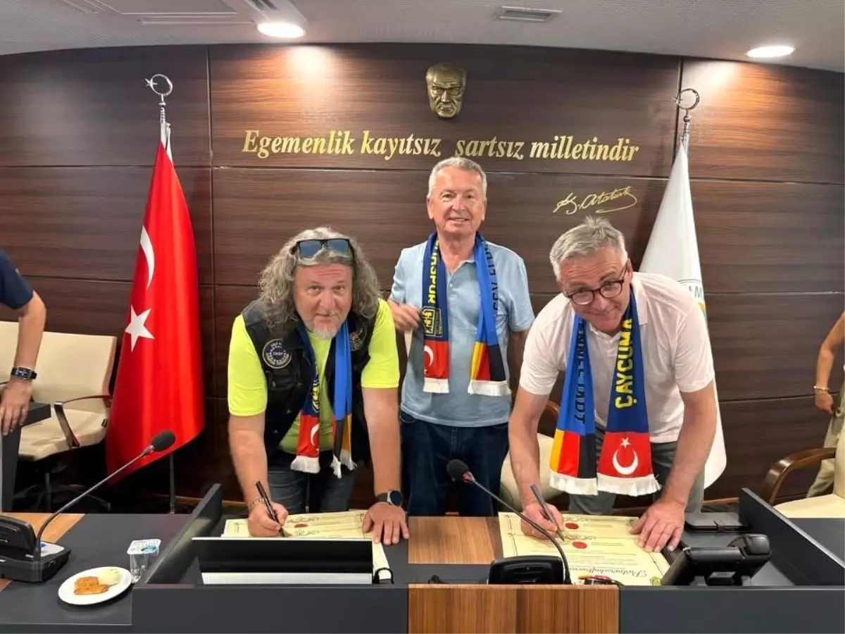 Çaycumaspor ile Almanya\'nın SSV Elpse Kulübü Kardeş Kulüp Oldu