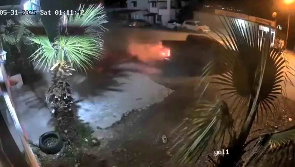 Hatay\'da Drift Atan Sürücü Kameralarda