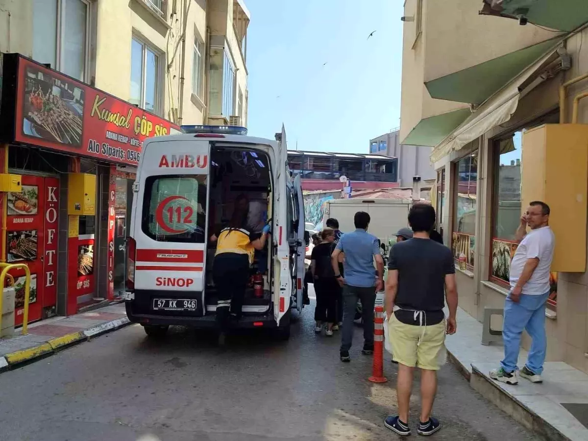 Sinop\'ta Yaya Kazası: Kadın Yaralandı