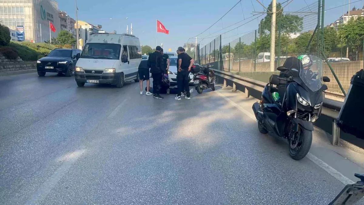 Bursa\'da Motosiklet Kazası