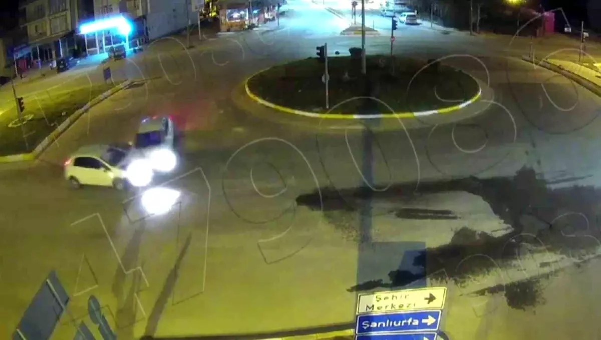 Adıyaman\'da Kazalar Kameralara Yansıdı