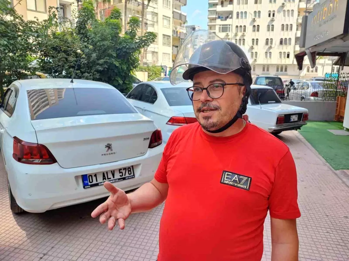 Adana\'da Kask Ceza Şaşkınlığı