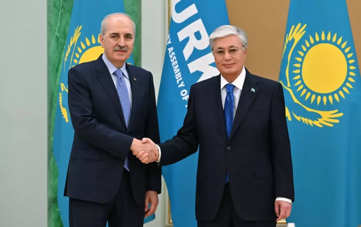 Kurtulmuş, Kazakistan\'da Tokayev ile Görüştü