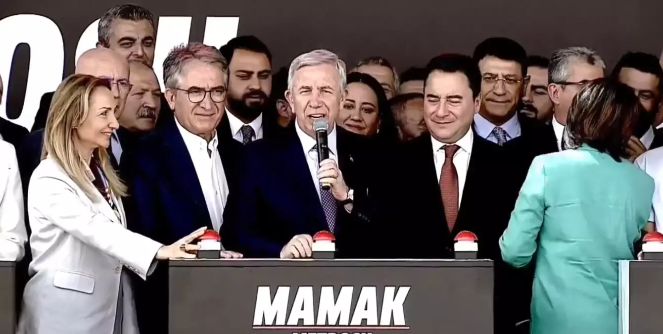 Mamak Metrosu\'nun Temeli Atıldı