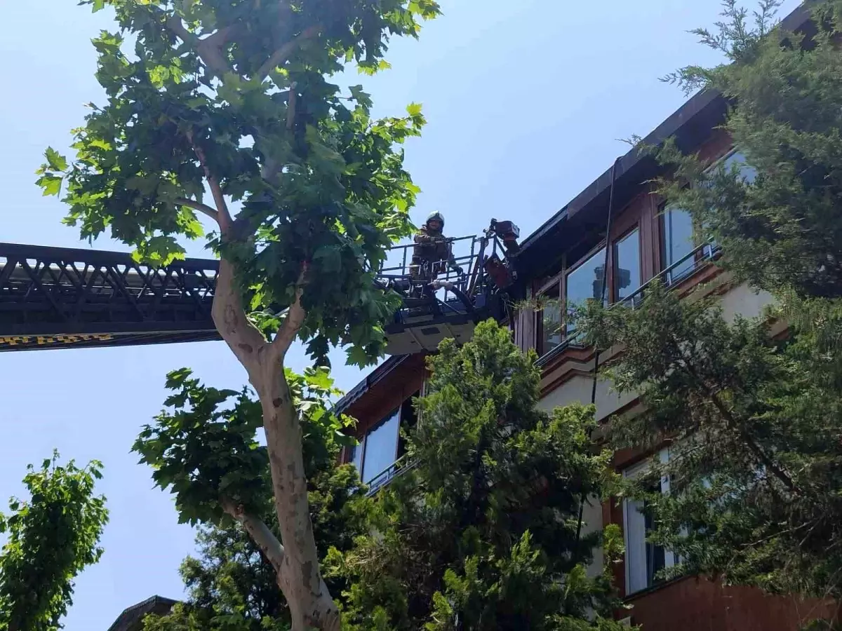 Bakırköy\'de Çatı Yangını Kontrol Altına Alındı