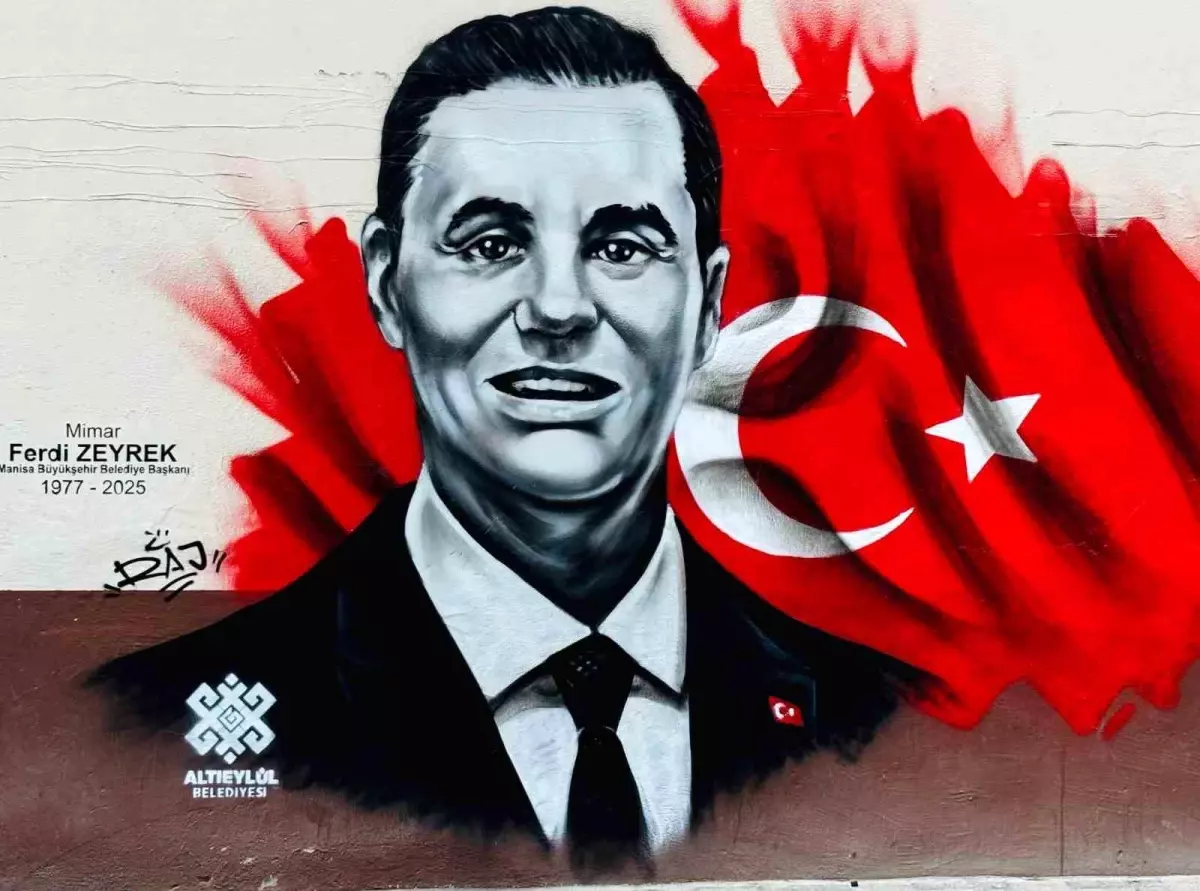 Altıeylül Belediyesi\'nden Ferdi Zeyrek Anısına Grafiti Projesi