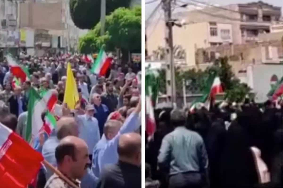 İsrail saldırılarının ardından İranlılar sokağa çıktı: İntikam, intikam