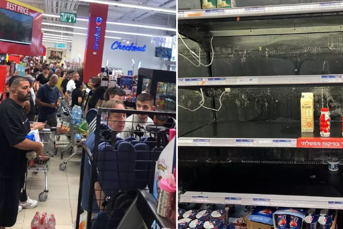İsrailliler misilleme korkusuyla marketleri boşalttı
