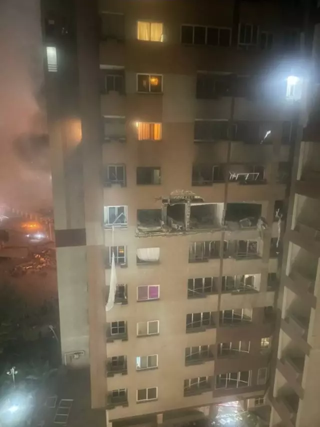 İşte İsrail'in İran saldırısından ilk görüntüler