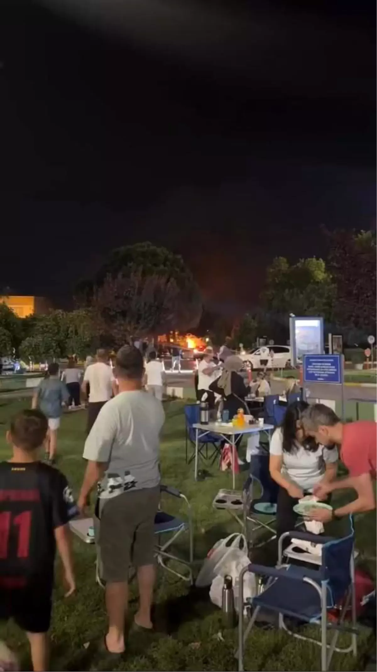 Bursa\'da Yangın Paniği