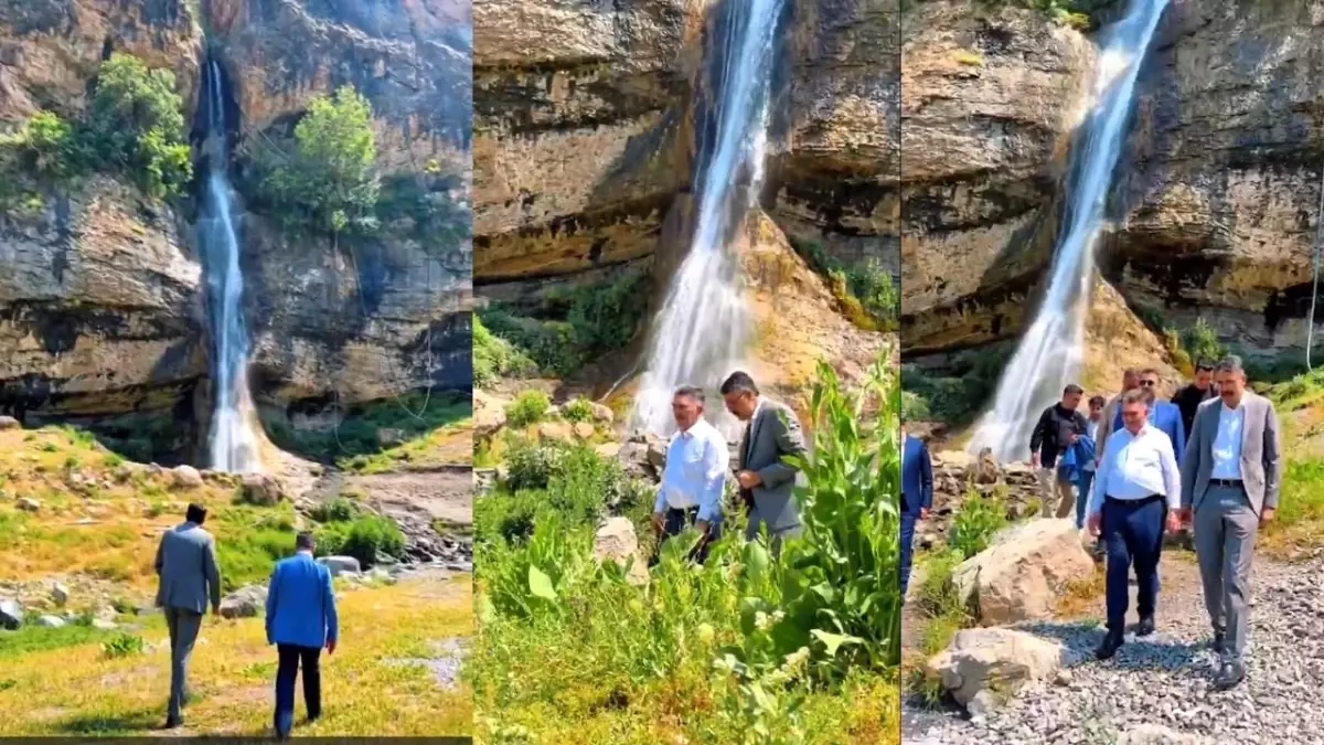 Vali Çelik Ağaçdibi Şelalesi\'ni Ziyaret Etti
