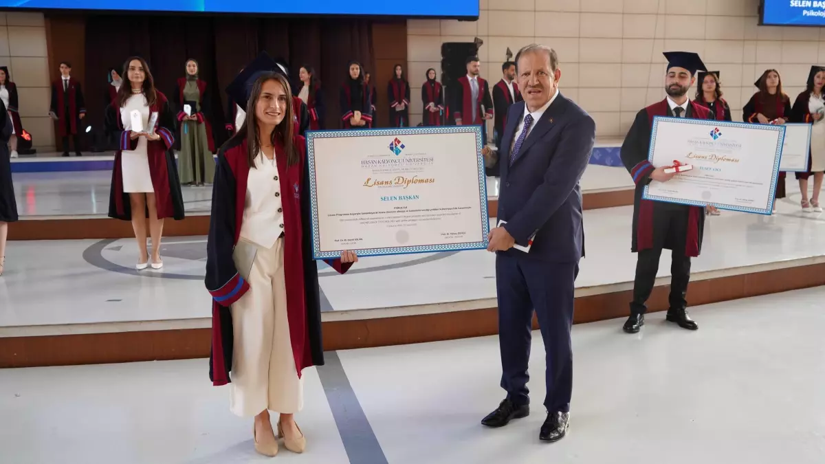 Hasan Kalyoncu Üniversitesi 2025 Mezuniyet Töreni Coşkuyla Gerçekleşti