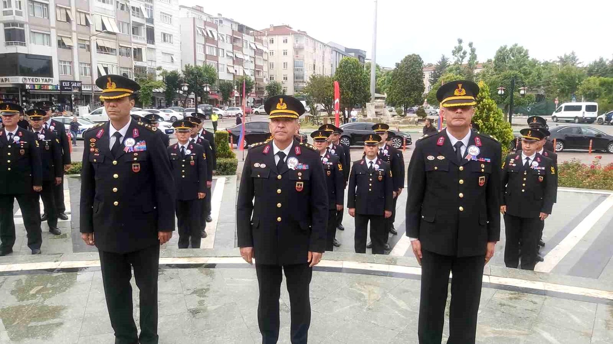 Kırklareli\'nde Jandarma Teşkilat\'nın 186. kuruluş yıl dönümü törenlerle kutlanıyor