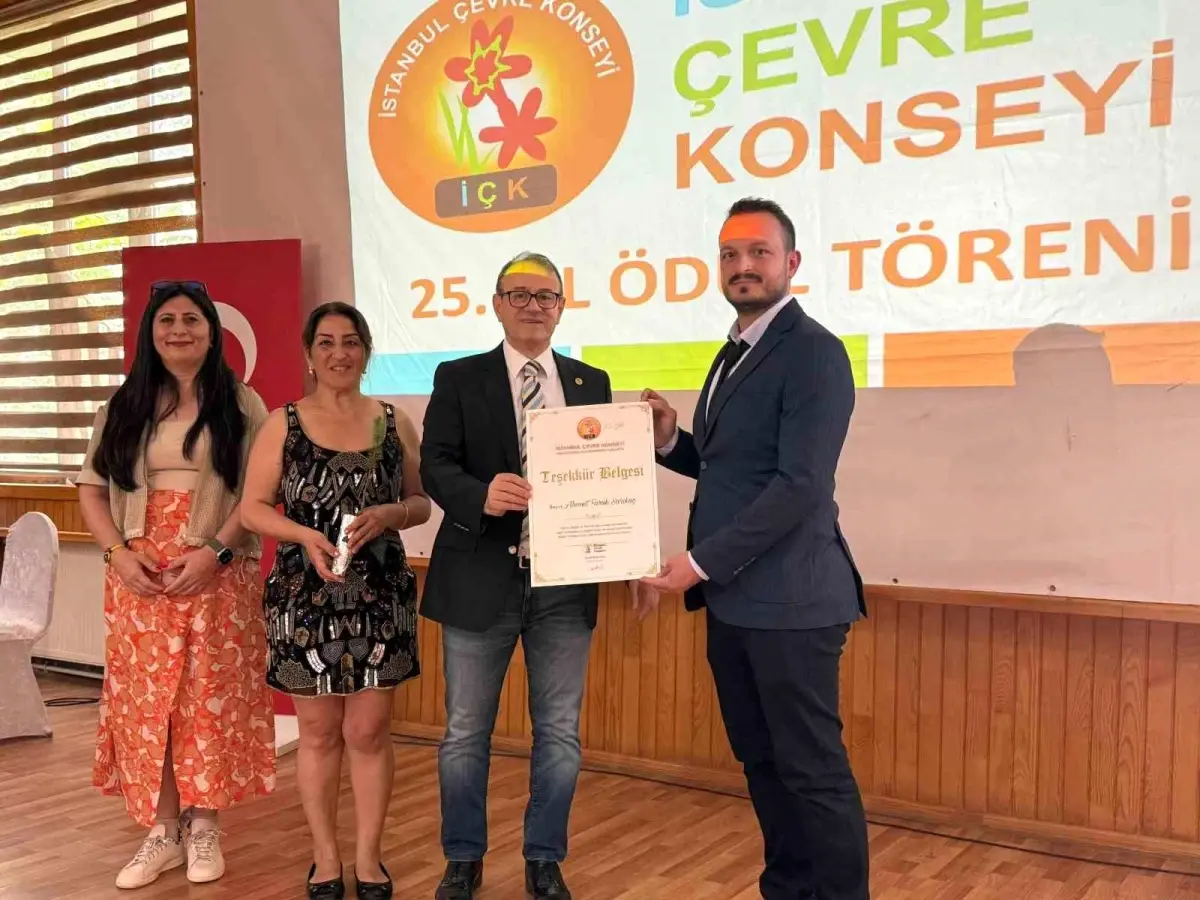 Ahmet Faruk Sarıkoç\'a Çevre Ödülü
