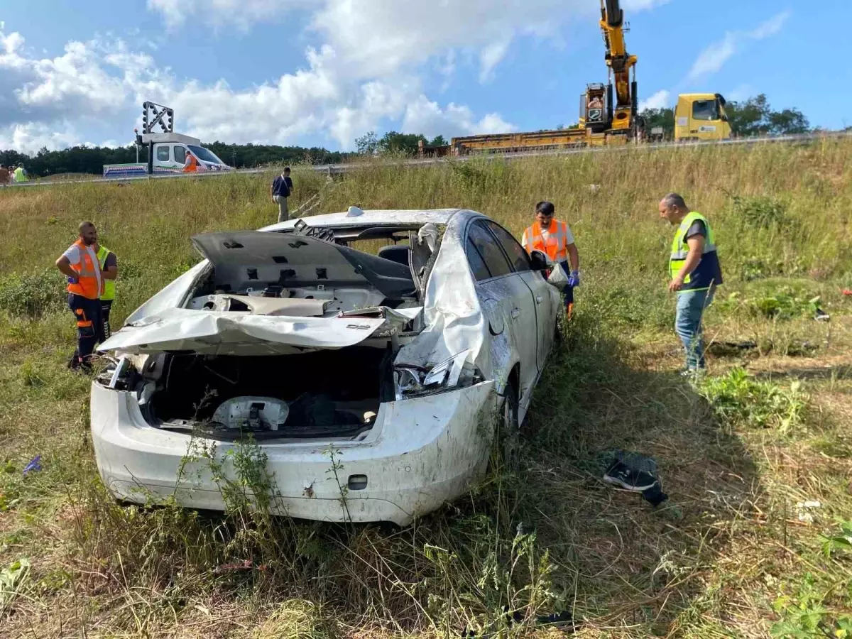 Kocaeli Otoyolunda Kaza: 8 Yaralı