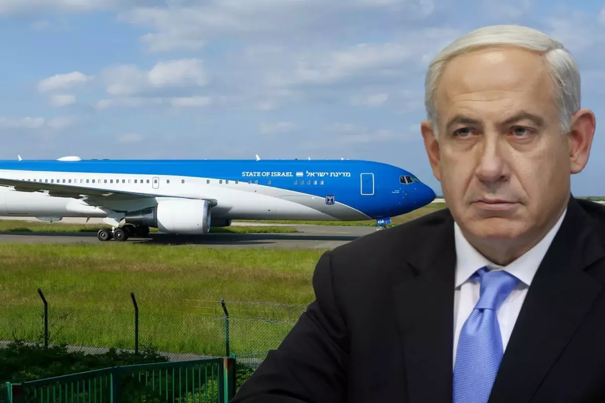  Netanyahu\'nun uçağı Yunanistan\'da görüntülendi