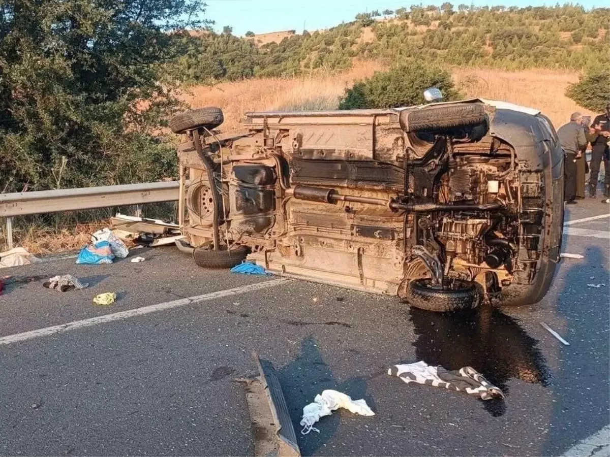 Uşak\'ta Kaza: 1 Ölü, 4 Yaralı