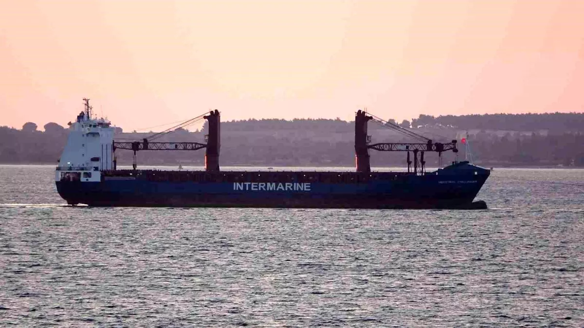Çanakkale Boğazı\'nda Yangın