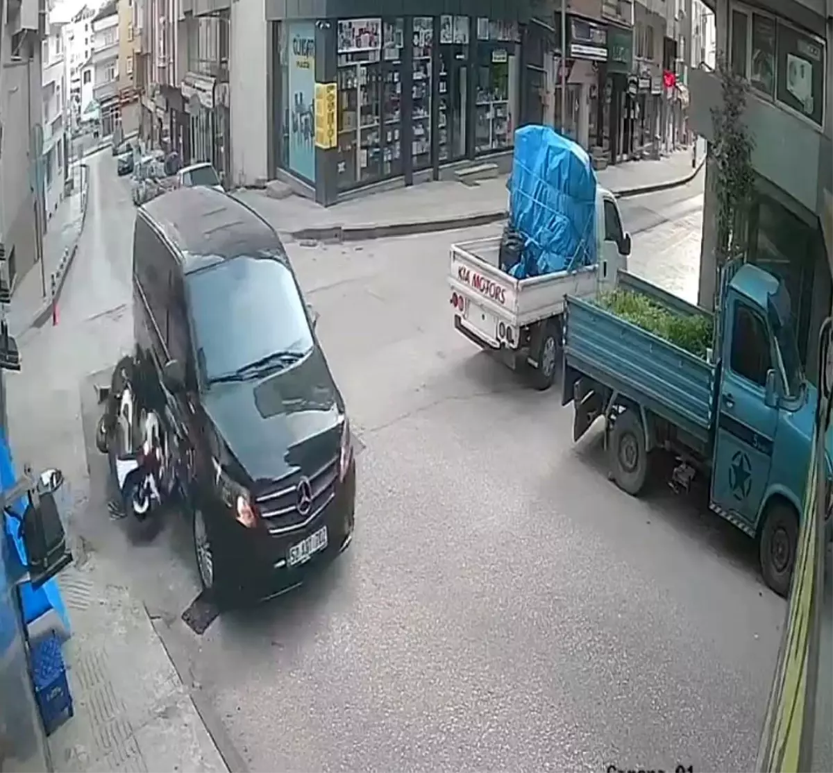 Fatsa'da trafik kazası sonucu 2 kişi yaralandı.