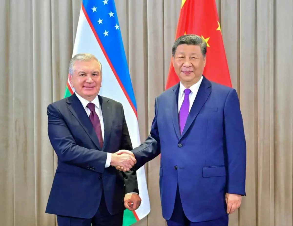 Xi Jinping ve Mirziyoyev Zirve Görüşmesi