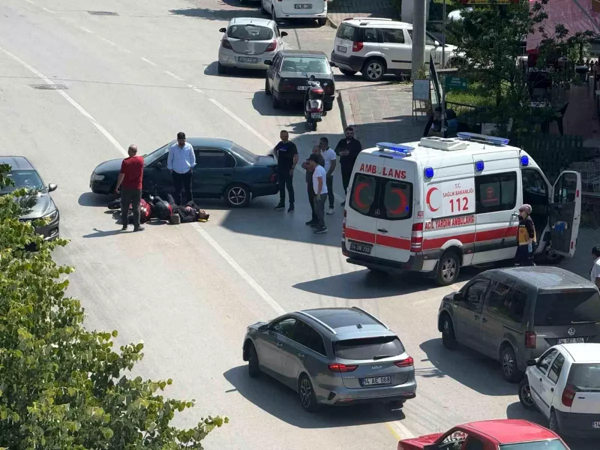 Bolu\'da Motosiklet Kazası: Bir Yaralı