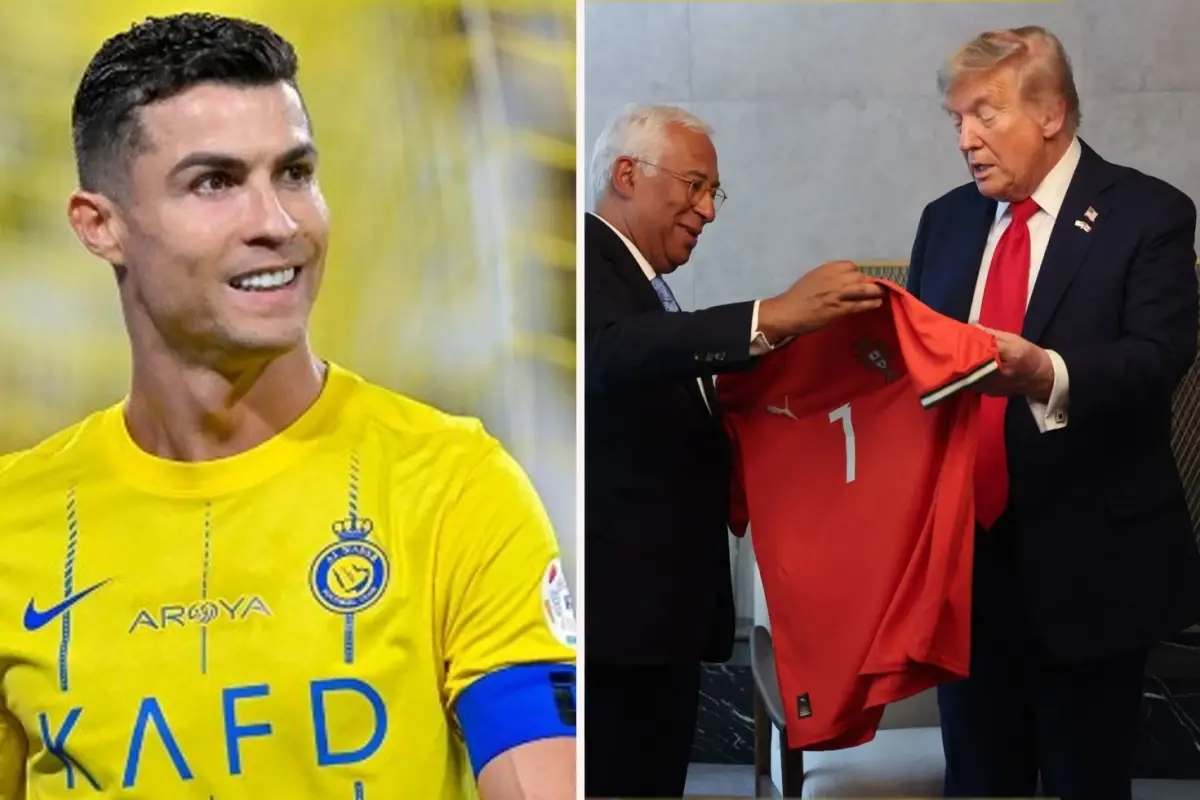 Ronaldo, Trump\'a forma gönderdi! Üzerinde tek cümlelik not var