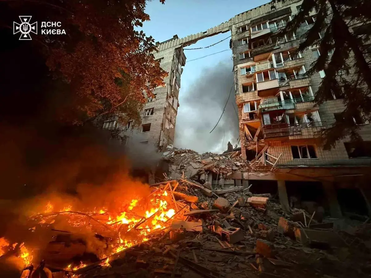 Kiev\'e Rus Saldırısı: 14 Ölü, 60 Yaralı