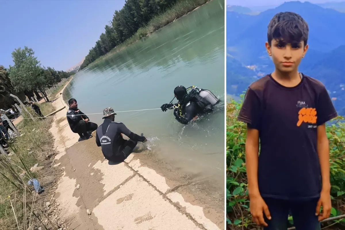 Sulama kanalına düşen Bünyamin\'in cansız bedenine ulaşıldı