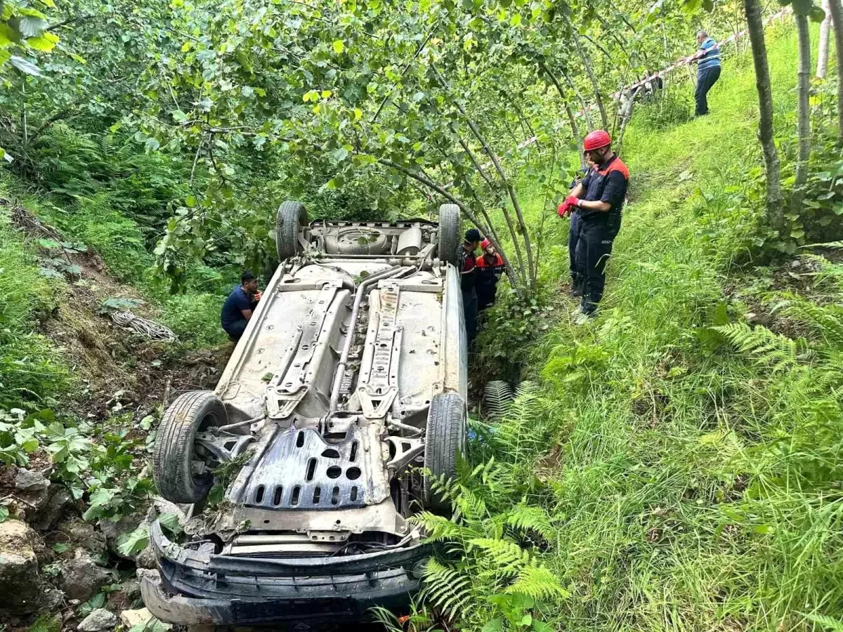 Giresun'daki Trafik Olayında 1 Kişi Hayatını Kaybetti, 1 Kişi Yaralandı